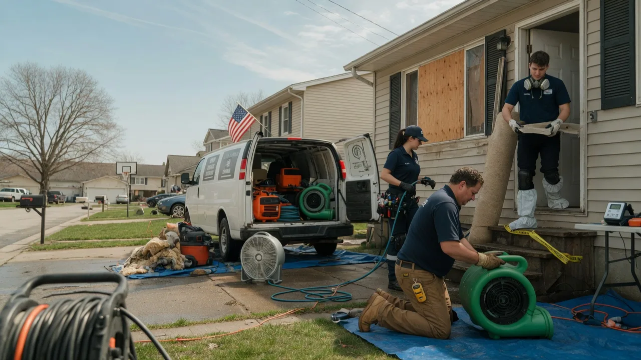 Water Damage Restoration in Columbia Station, OH near me